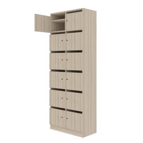 Fächerschrank 12 Fächer - Posteinlage